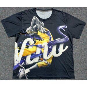 NBA Basketball Los Angeles Lakers Kobe Bryant Tee Shirt Top XL Black